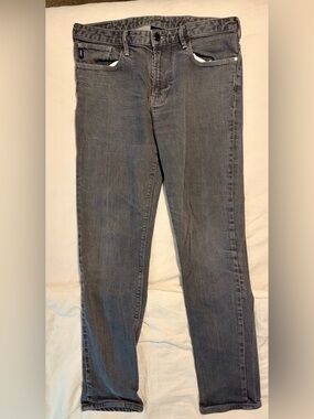 Armani Jeans Grey Washed Slim Fit J06 Denim Size 33 Excellent Condition